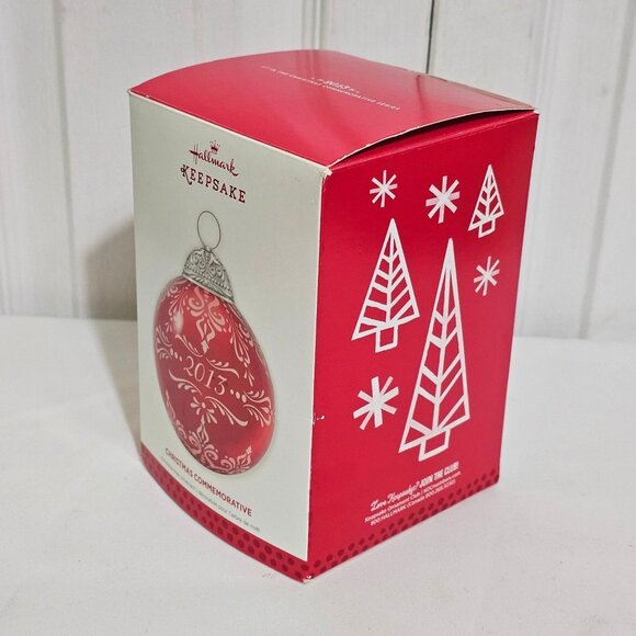 Hallmark Keepsake 2013 Christmas Commemorative Ornament #1 1st in Series Red Box - Picture 5 of 11